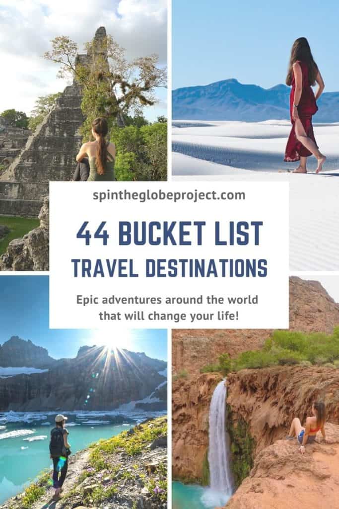 bucket list travel spots